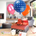 Torta 15 personas con Globos